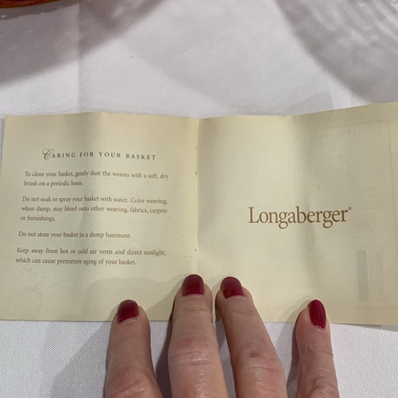 Longaberger Geranium Basket Set - Picture 15 of 16